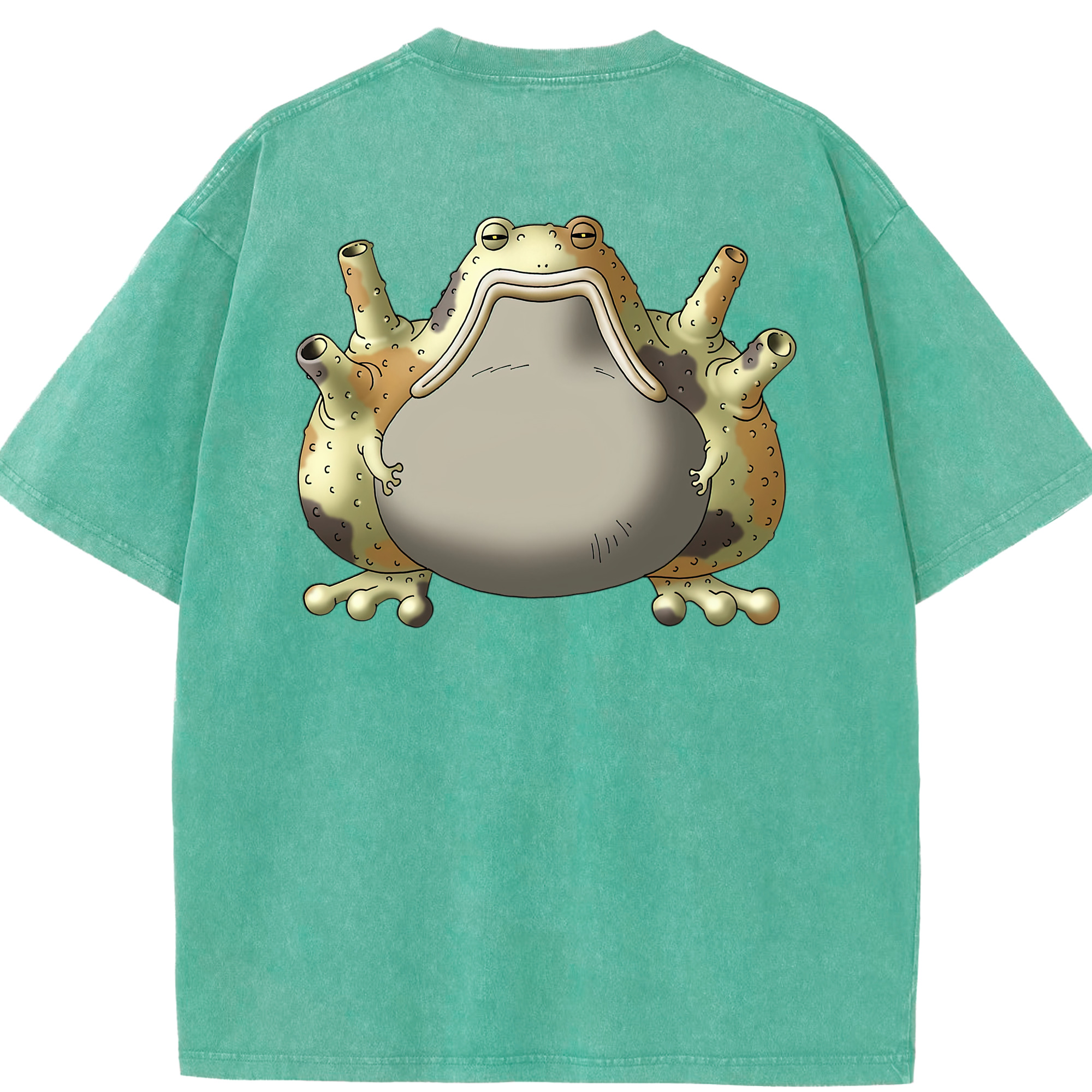 （画像用） ドラゴンクエスト Doragon Kuesuto Dragon Quest 綿100% ヴィンテージ風 半袖Tシャツ（背面プリント）